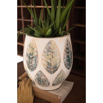 Picture of 12" TERRACOTTA HND PNTD PNTR