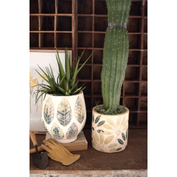 Picture of 12" TERRACOTTA HND PNTD PNTR