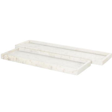 Picture of S/2 RECT MARBLE TRAYS