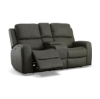 Picture of LINDEN GRAY LOVESEAT WITH CONSOLE, POWER HEADREST AND LUMBAR