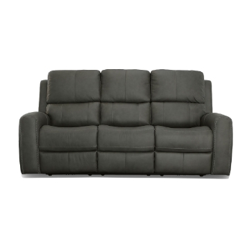 Picture of LINDEN GRAY SOFA W/ POWER HEADREST & LUMBAR