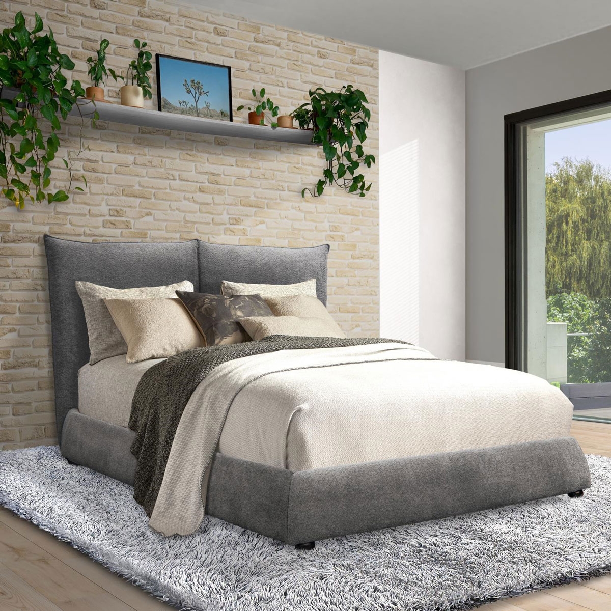 Picture of CUMULUS BED IN GREY