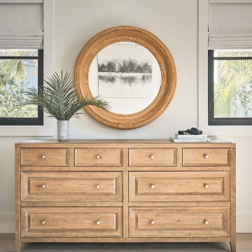 Picture of LAKEWAY RATTAN MIRROR