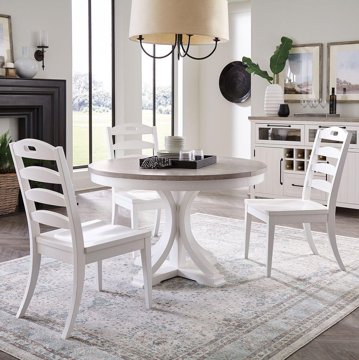 Picture of CORA 5PC ROUND DINING SET