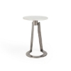 Picture of LEYTON ACCENT TABLE WH MARBLE