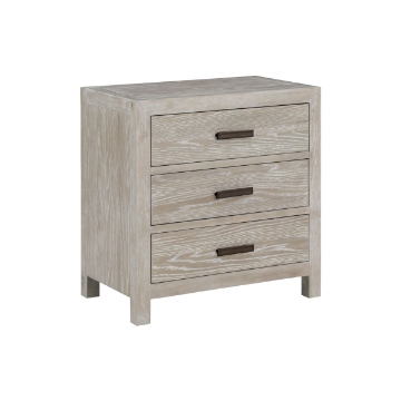Picture of FRESNO GREY 3DRW NIGHTSTAND