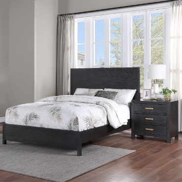 Picture for category Fresno Blk/Charcoal Oak Bedroom