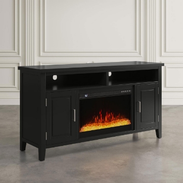 Picture of URBAN ICON BLK FIREPLACE