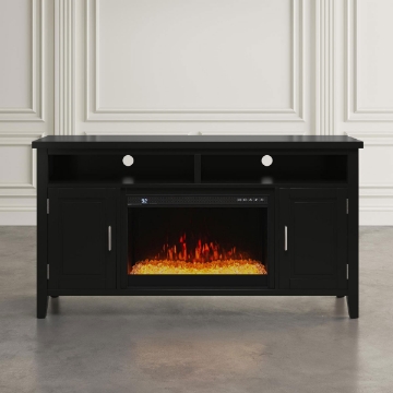 Picture of URBAN ICON BLK FIREPLACE