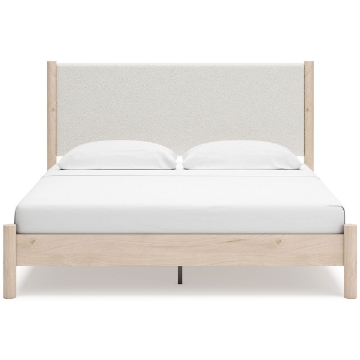 Picture of CASHMERE UPHOLSTERED QUEEN BED