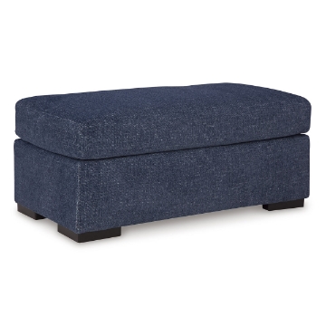 Picture of EVANSLEY NAVY OTTOMAN