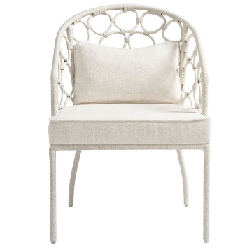 Picture of PEBBLE WHITE DINING CHAIR