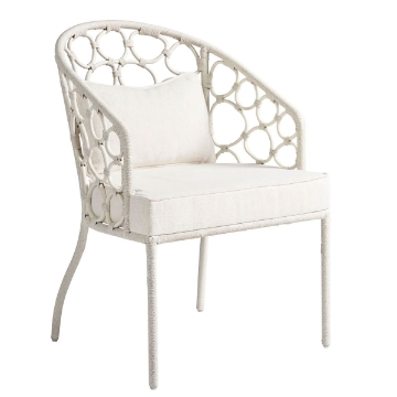 Picture of PEBBLE WHITE DINING CHAIR