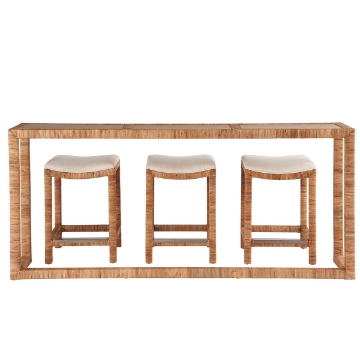 Picture of SANDBAR CONSOLE W/3 STOOLS
