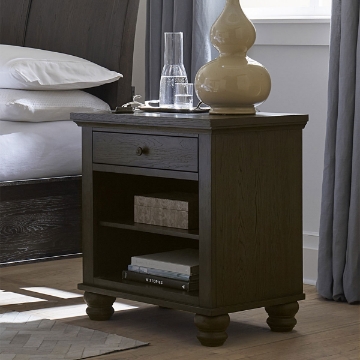 Picture of CAMBRIDGE PEPPER 1 DAWER NIGHTSTAND