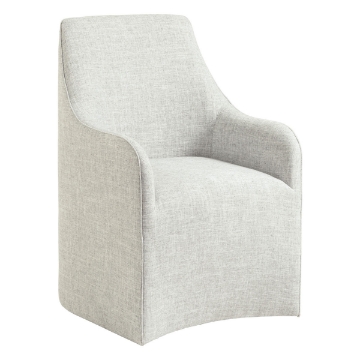 Picture of RILEY CASTER UPHOLSTERED ARM CHAIR