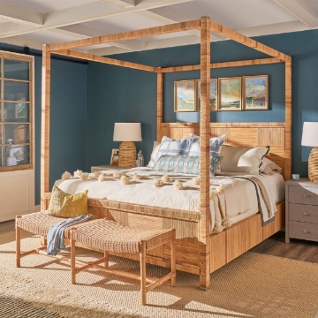 Picture of CHATHAM KING RATTAN BED