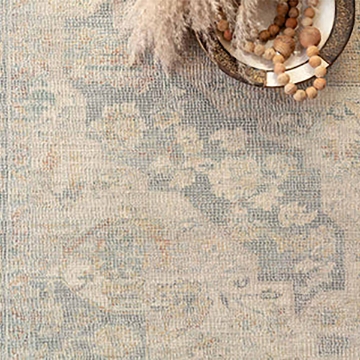 Picture of PRIYA BONE/BLUESTN 7'9X9'9 RUG