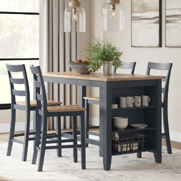 Picture of GESTHAVEN NAVY COUNTER STOOL