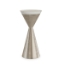 Picture of SPY GLASS SPOT TABLE IN SILVER