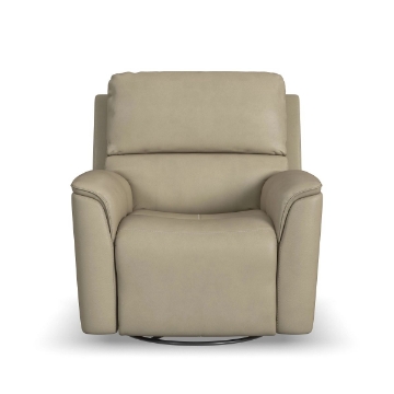 Picture of HENRY BEIGE SWIVEL GLIDER W/PHR/LUM/MAS
