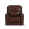 Picture of OASIS TRUFFLE BROWN RECLINER W/PHR/LUM/HT/MA