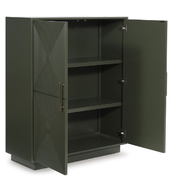 Picture of GEIRWOOD GREEN ACCENT CABINET