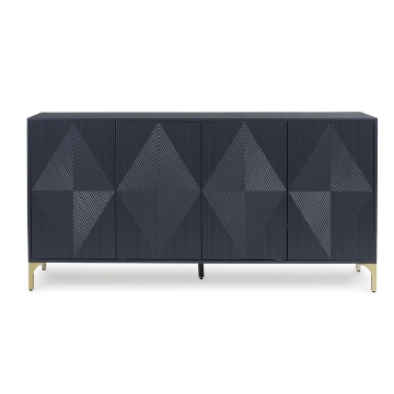 Picture of LOIRWICK NAVY ACCENT CABINET