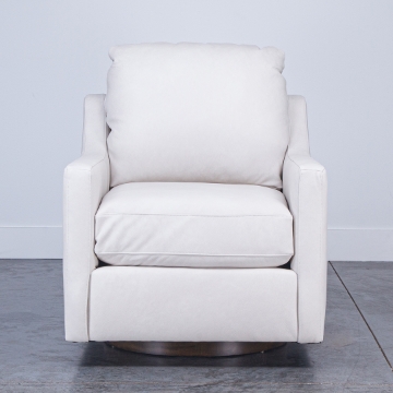 Picture of CUSTOM FULL LEATHER SWIVEL CHAIR