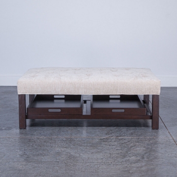 Picture of LORI RECTANGLE OTTOMAN W/TRAYS