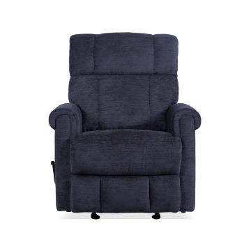 Picture of CLASSIC BLUE MANUAL GLIDER RECLINER