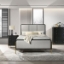 Picture of ARINI BLACK QUEEN UPHOLSTERED BED