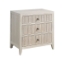 Picture of CARMEN WHITE 3 DRAWER NIGHTSTAND