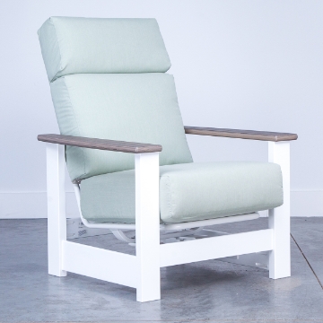 Picture of LEEWARD SUPREME MOTION RUST ARMCHAIR 