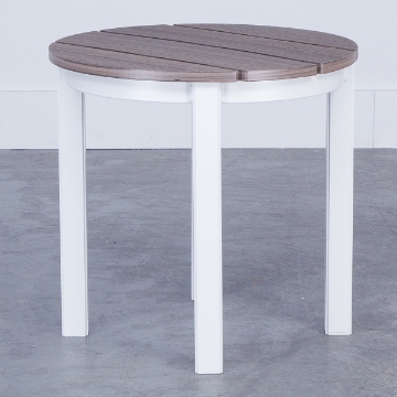 Picture of 21" ROUND END TABLE W/RUSTIC TOP