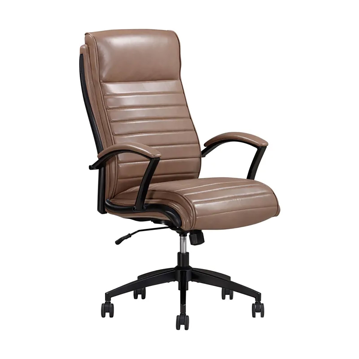Picture of 370 LEATHER DESK CHAIR LATTE