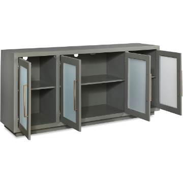 Picture of PERRY 66" CONSOLE W/FOUR DOOR IN GREEN