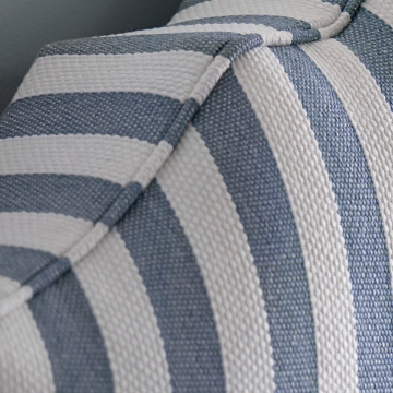 Picture of T&T UPH QN BED IN BLUE STRIPE