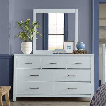 Picture of T&T BLUE MAPLE MIRROR