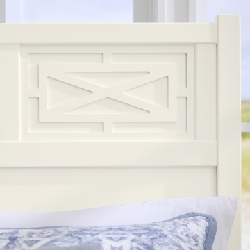 Picture of T&T FRETWORK QUEEN STORAGE BED WHITE MAPLE