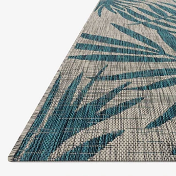Picture of ISLE 10 GRAY/AQUA 5'3X7'7 OUTDOOR RUG