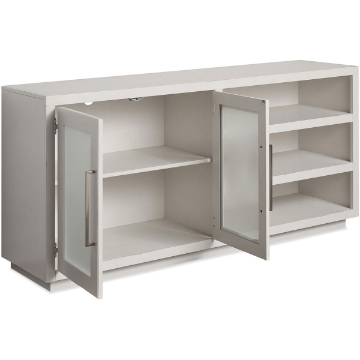 Picture of PERRY 65" CONSOLE W/2 DOOR IN WHITE