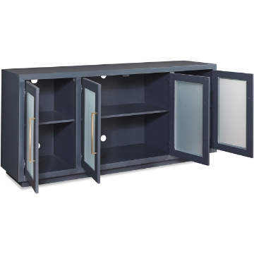 Picture of PERRY 66" CONSOLE W/4 DOOR IN BLUE