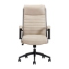 Picture of 370 LEATHER DESK CHAIR LINEN