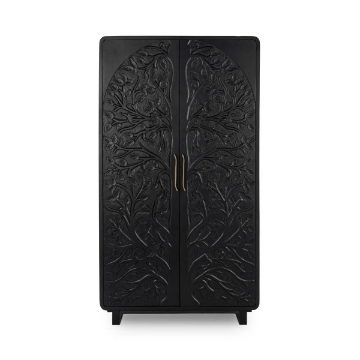 Picture of ALBERO BLACK TALL CABINET