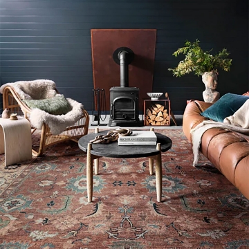 Picture of HEIRLOOM 08 BRICK/SAND 8X10 AREA RUG