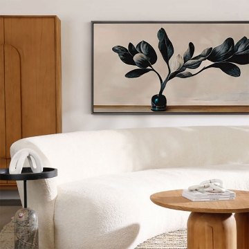 Picture of BLACK MAGNOLIA W/BLACK FRAME ART