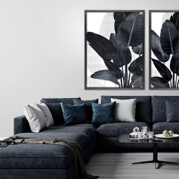 Picture of PALM NOIR II FRAME ART