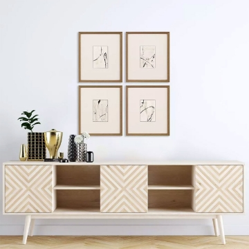 Picture of JETE I PAPER ABSTRACT ART S/4