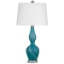 Picture of GLAZED TURQ TEARDROP TABLE LAMP 